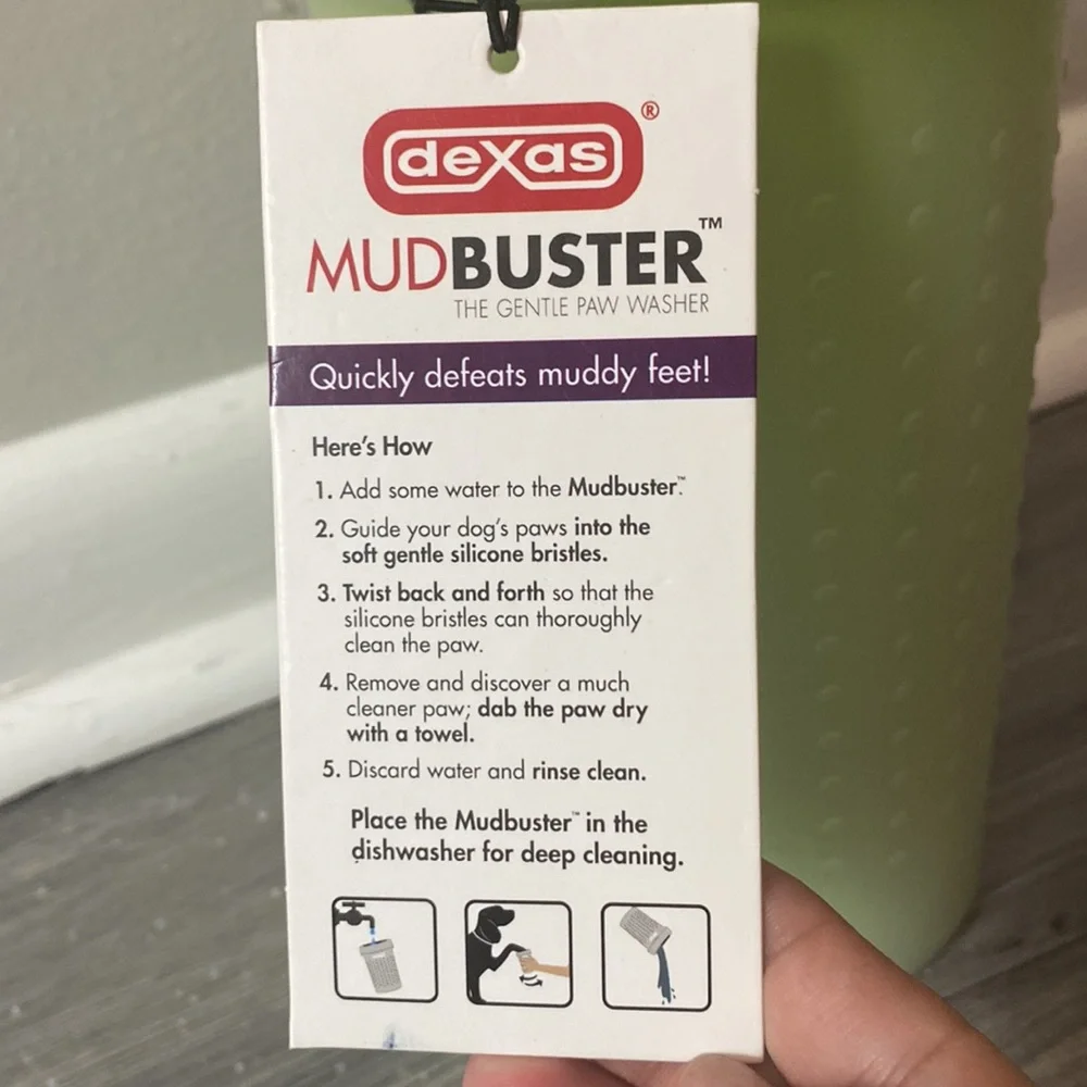 Dexus MudBister Portable Dog Paw Cleaner, Large